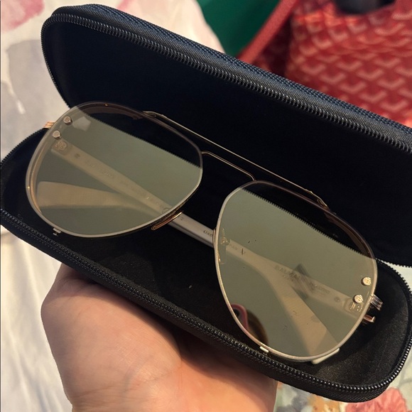Gold Aviator Sunglasses BALMAIN